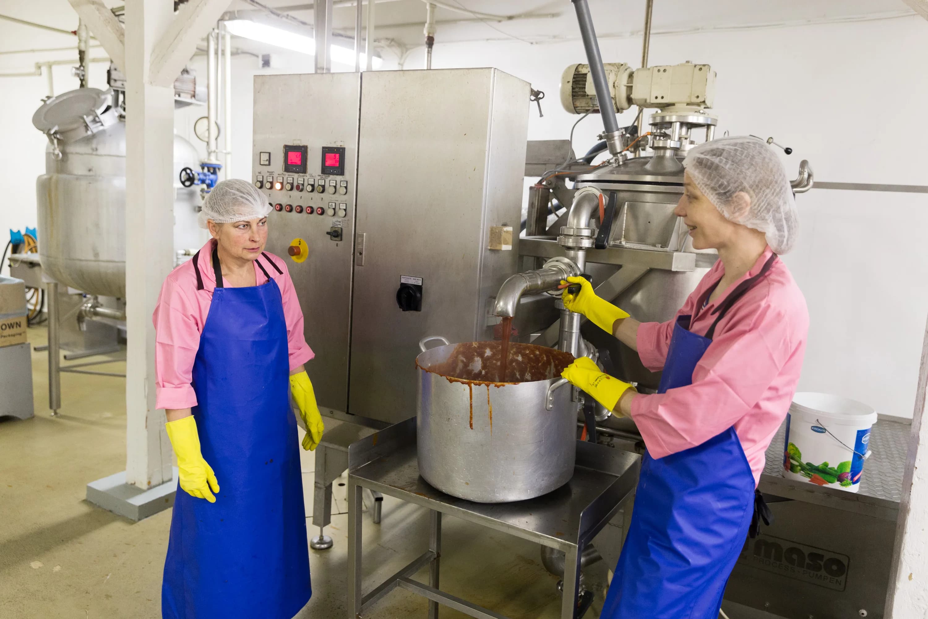 Kronis produktu ražošanas process